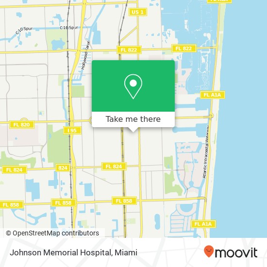 Johnson Memorial Hospital map