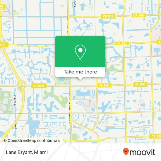 Lane Bryant map