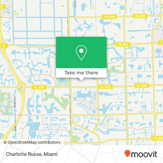 Charlotte Russe map