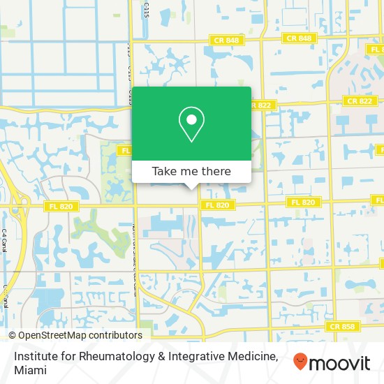 Mapa de Institute for Rheumatology & Integrative Medicine