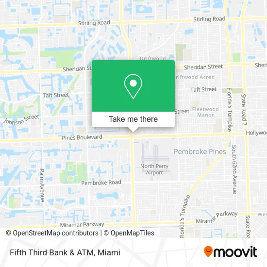 Mapa de Fifth Third Bank & ATM