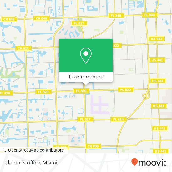 Mapa de doctor's office