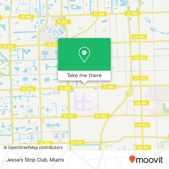 Jesse's Strip Club map