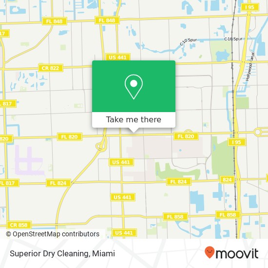 Superior Dry Cleaning map