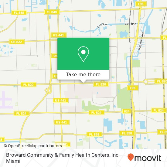 Broward Community & Family Health Centers, Inc map