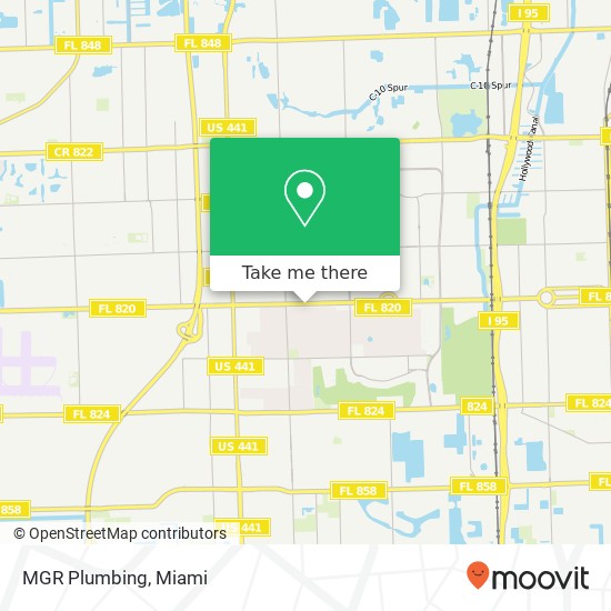 Mapa de MGR Plumbing