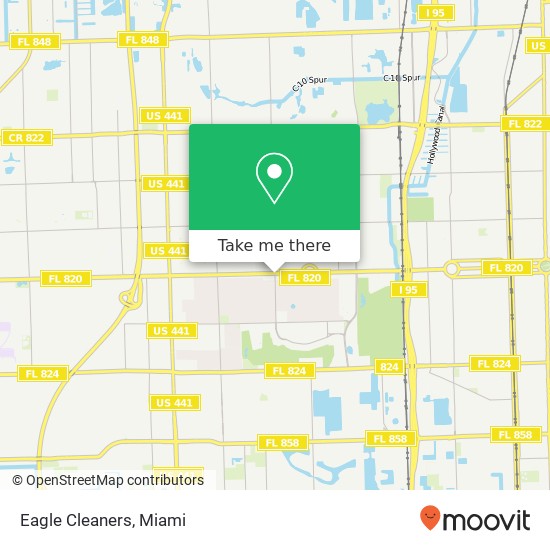 Eagle Cleaners map