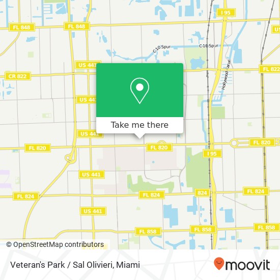 Veteran's Park / Sal Olivieri map
