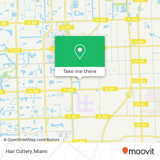 Hair Cuttery map