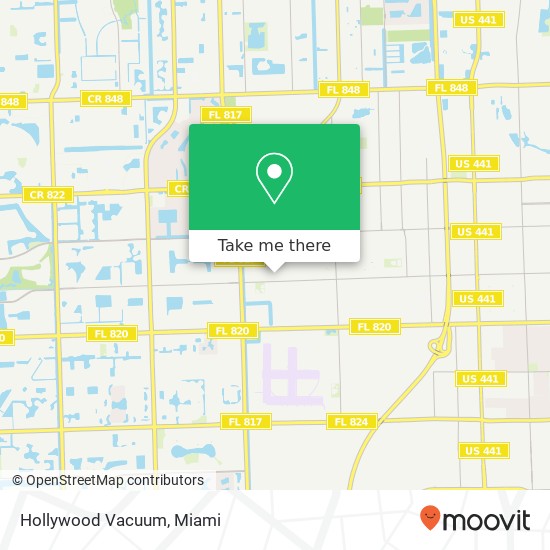 Hollywood Vacuum map