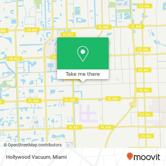 Mapa de Hollywood Vacuum