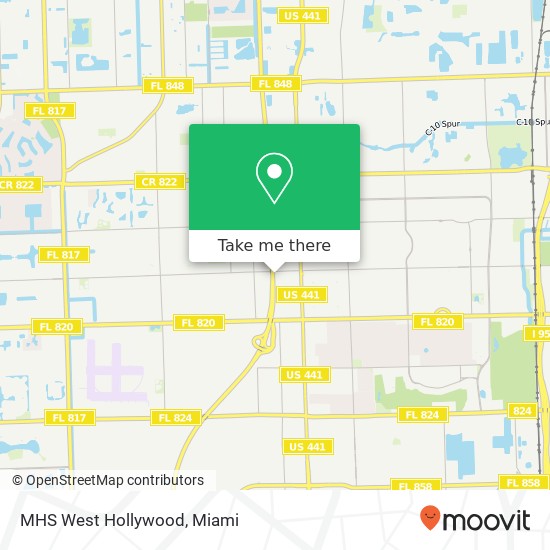 MHS West Hollywood map