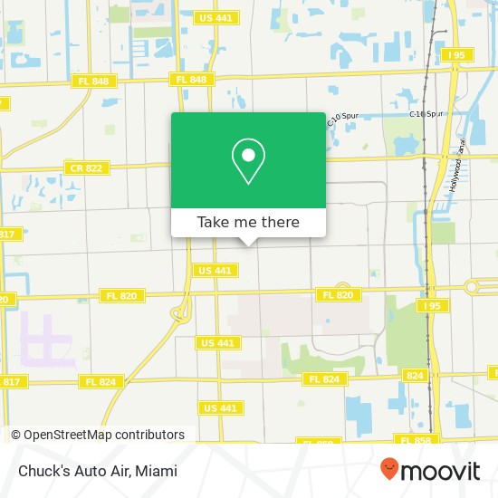 Mapa de Chuck's Auto Air