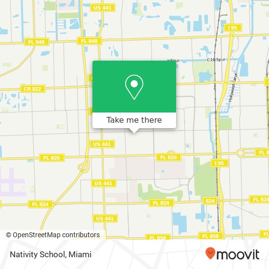 Mapa de Nativity School