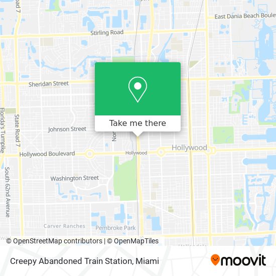 Creepy Abandoned Train Station map