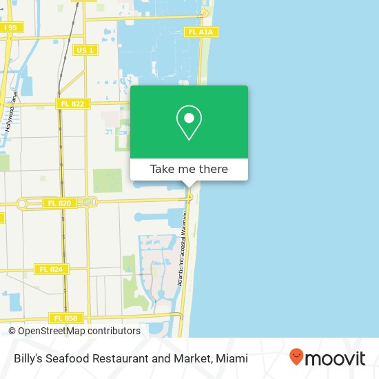 Billy's Seafood Restaurant and Market map