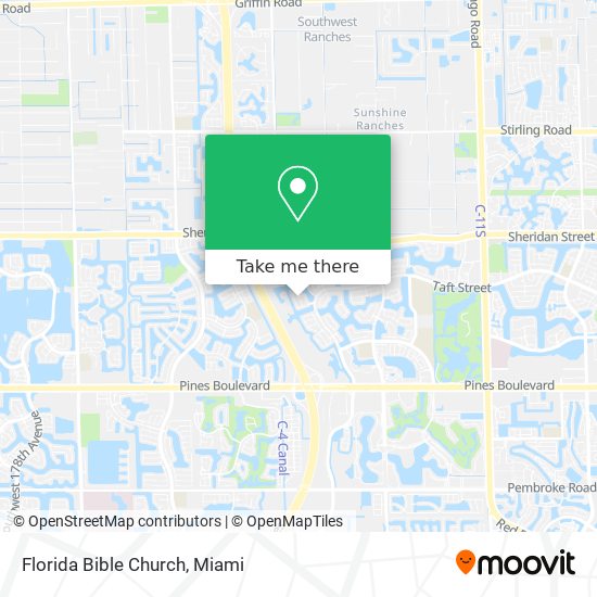 Florida Bible Church map