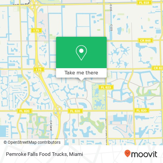 Pemroke Falls Food Trucks map