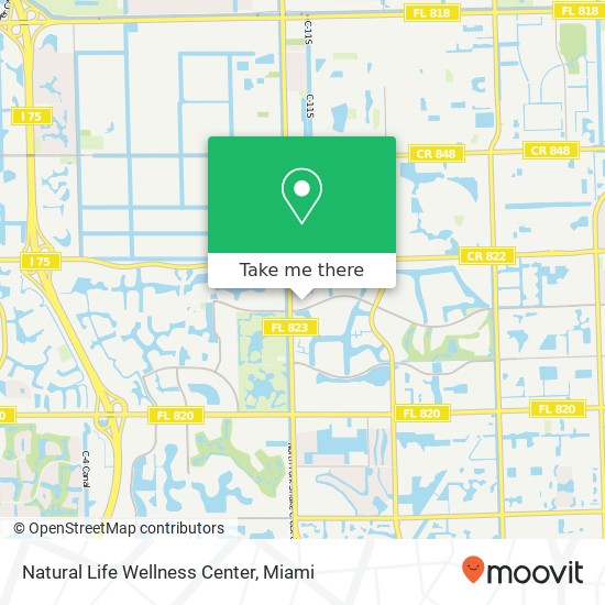 Mapa de Natural Life Wellness Center