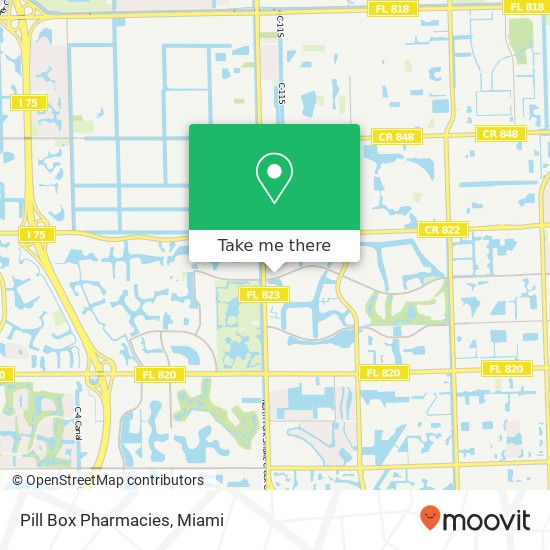 Pill Box Pharmacies map