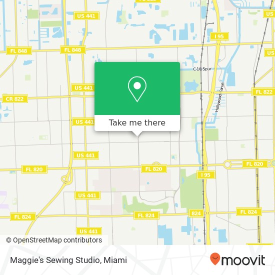 Mapa de Maggie's Sewing Studio