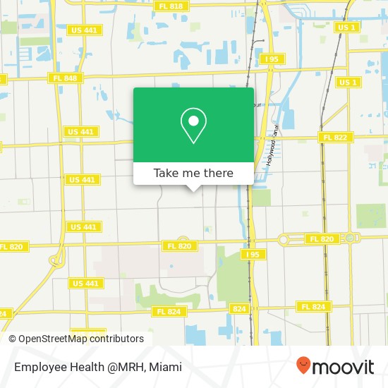 Employee Health @MRH map