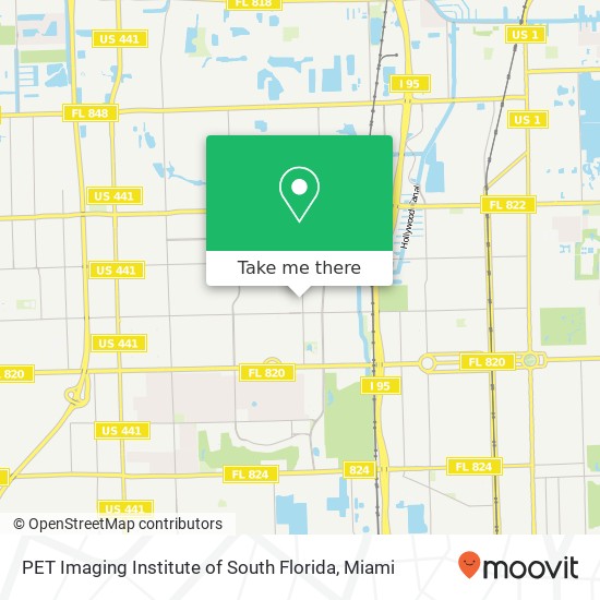 PET Imaging Institute of South Florida map
