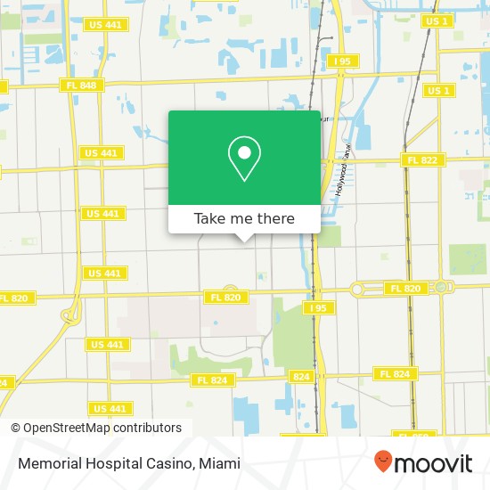 Memorial Hospital Casino map