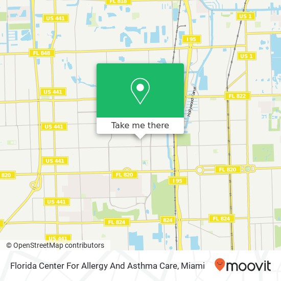 Florida Center For Allergy And Asthma Care map