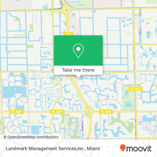 Landmark Management Services,inc. map