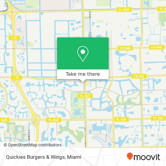 Quickies Burgers & Wings map