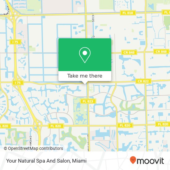 Mapa de Your Natural Spa And Salon