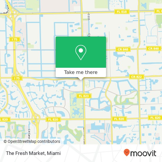 Mapa de The Fresh Market