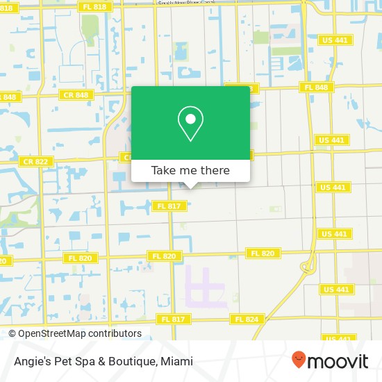 Angie's Pet Spa & Boutique map