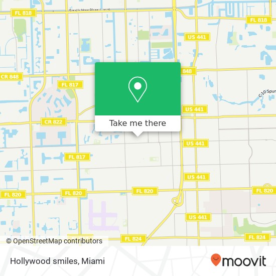 Hollywood smiles map