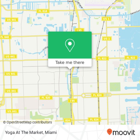 Yoga At The Market map