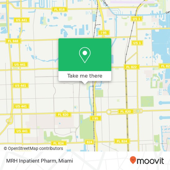 Mapa de MRH Inpatient Pharm