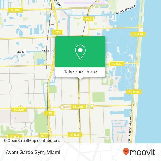 Avant Garde Gym map