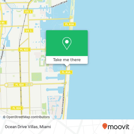 Ocean Drive Villas map