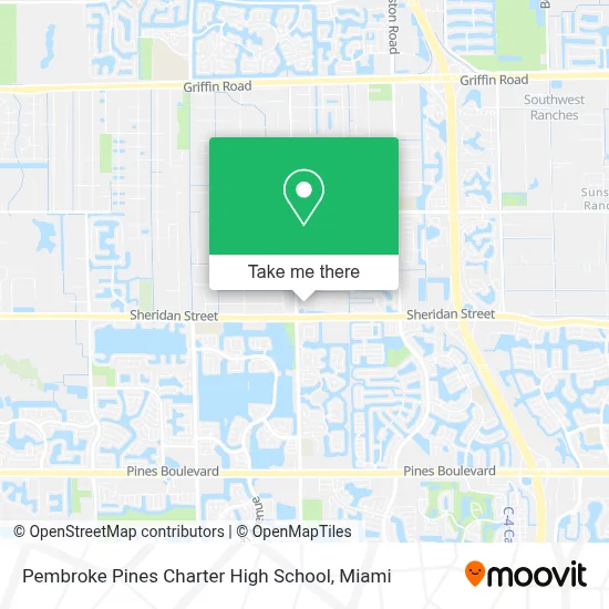 Pembroke Pines Charter High School map