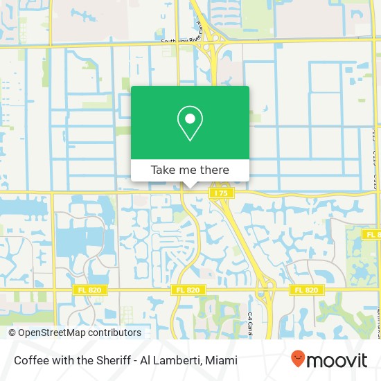 Coffee with the Sheriff - Al Lamberti map