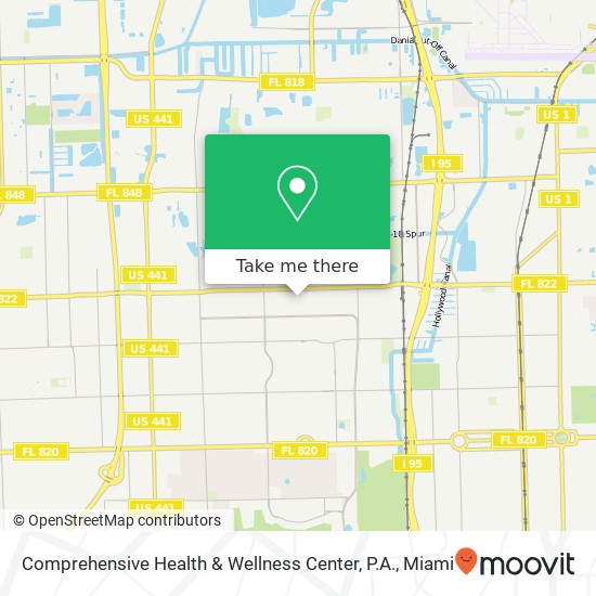 Comprehensive Health & Wellness Center, P.A. map