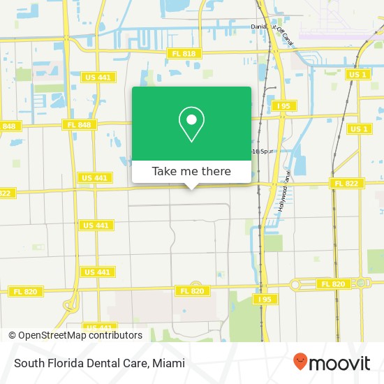 South Florida Dental Care map