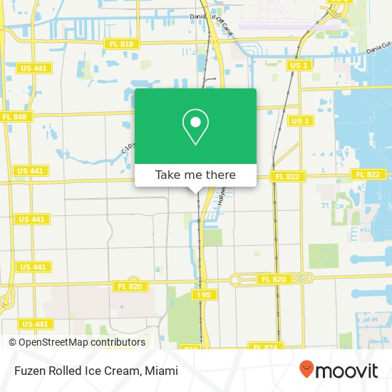 Fuzen Rolled Ice Cream map