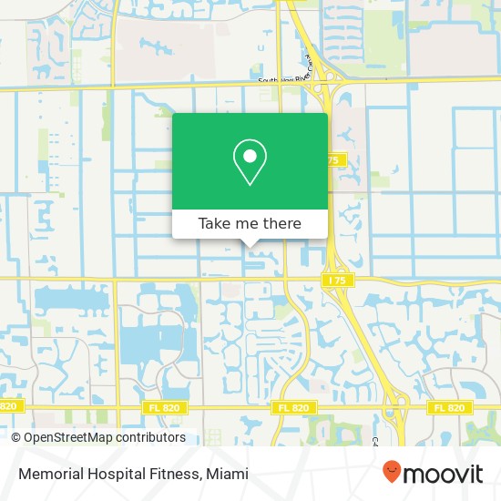 Memorial Hospital Fitness map