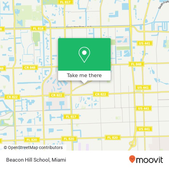 Mapa de Beacon Hill School