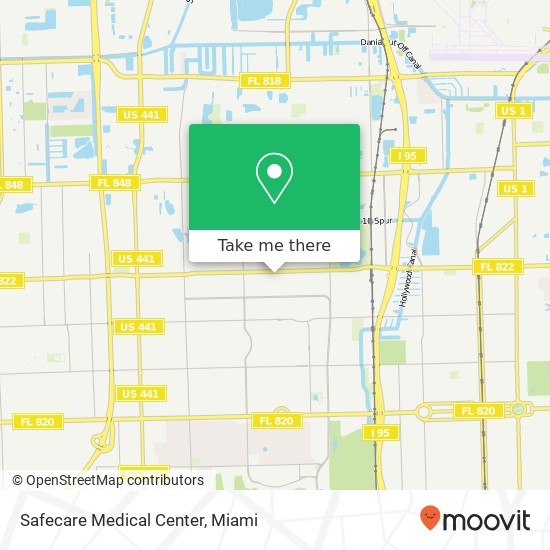 Mapa de Safecare Medical Center