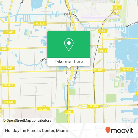 Mapa de Holiday Inn Fitness Center