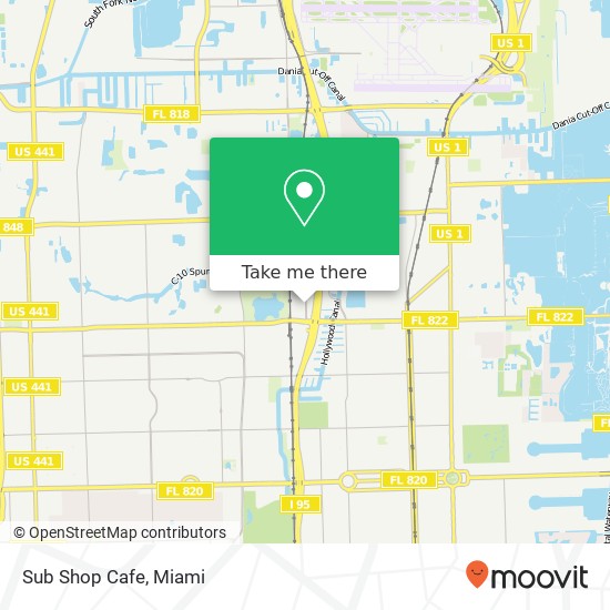 Sub Shop Cafe map