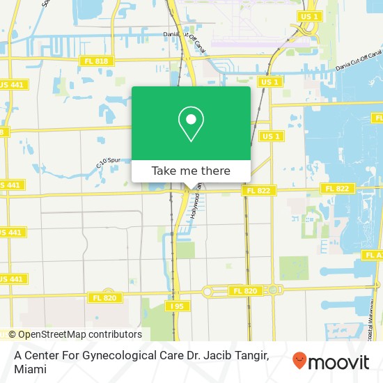 Mapa de A Center For Gynecological Care Dr. Jacib Tangir